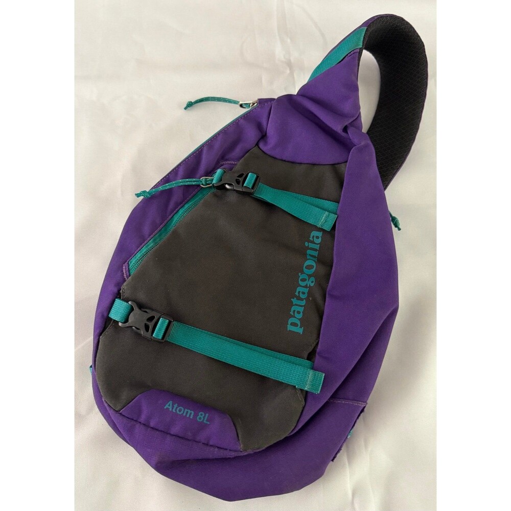 Patagonia Atom 8L Sling Bag Backpack Purple Teal